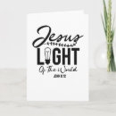Search for jesus light of the world cards Bible