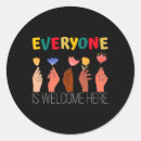 Search for unity in diversity stickers Social justice