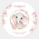 Search for flower elephant stickers Baby girl