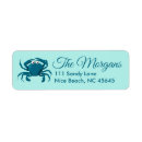 Search for crabbing return address labels Blue crab