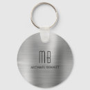 Search for silver key rings Brushed metal