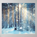 Search for winter scene posters Forest