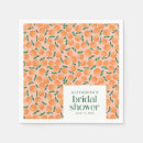 Search for orange fruit napkins Bridal shower