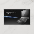 Search for electronics repair business cards Black