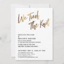 Search for we tied the knot invitations Celebrate with us