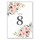 Search for dusty rose table cards Number