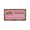 Search for animal pattern return address labels Chic