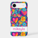 Search for colorful heart iphone cases Retro