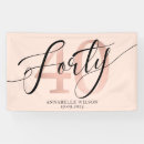 Search for gold foil banners 40th birthday