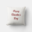 Search for happy valentines day throw cushions Red