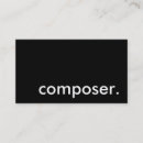 Search for composer business cards Producer