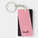 Search for and pink stripe rectangular key rings Colourful