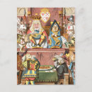 Search for vintage rabbit postcards Illustration