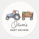 Search for tractor baby shower stickers Country