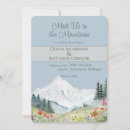 Search for watercolor mountain invitations Whimsical