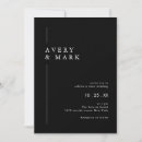 Search for dark wedding invitations Stylish