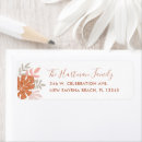 Search for pink orange return address labels Tropical