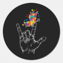 Search for i love you sign language stickers Deaf awareness month