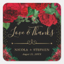 Search for glam wedding stickers Thank you