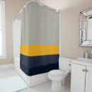 Search for yellow and grey shower curtains Striped