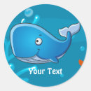 Search for funny whale stickers Ocean