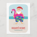 Search for funny beach postcards Flamingo