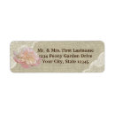 Search for burlap flowers return address labels Vintage