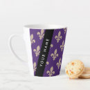 Search for royal purple mugs Fleur de lis