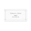 Search for silver heart return address labels Elegant