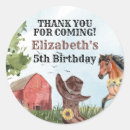 Search for cowboy on a horse stickers Birthday party