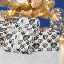 Search for christmas chicken wrapping paper Santa claus