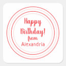 Search for happy birthday envelope seals Modern