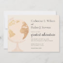 Search for adventure wedding invitations Globe