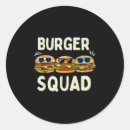 Search for funny burger stickers Foodie