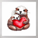 Search for sea otter posters Watercolor