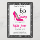 Search for stiletto birthday invitations Black