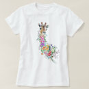 Search for giraffe tshirts Floral