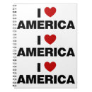 Search for red white and blue notebooks Heart