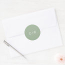 Search for sage green wedding stickers Minimalist