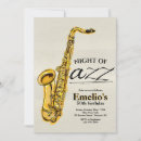 Search for saxophone invitations Music