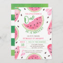 Search for one is fun birthday invitations One in a melon