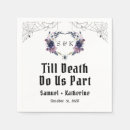 Search for gothic decor napkins Hallowedding