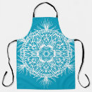 Search for blue snowflake aprons Abstract