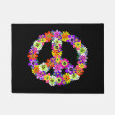 Search for peace sign doormats Yellow