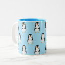 Search for blue penguin mugs Pattern