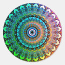 Search for heart mandala stickers Rainbow