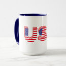 Search for red white and blue design mugs United states of america