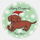 Search for christmas dachshund stickers Doxie