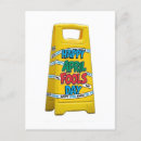 Search for prank vertical postcards April fools day