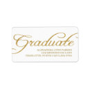 Search for faux glitter return address labels Graduation